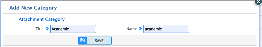Add Attachment Category